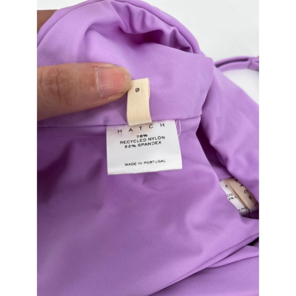 Hatch Zanzibar Maternity Bikini Sz S Lilac Purple High Waisted - Picture 3 of 7